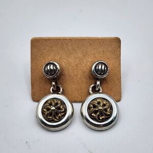 Brighton two-tone earrings
